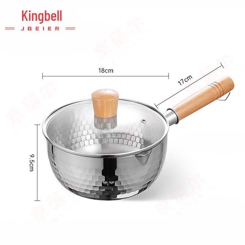 Stainless Steel Yukihira Pot with Wood Handle