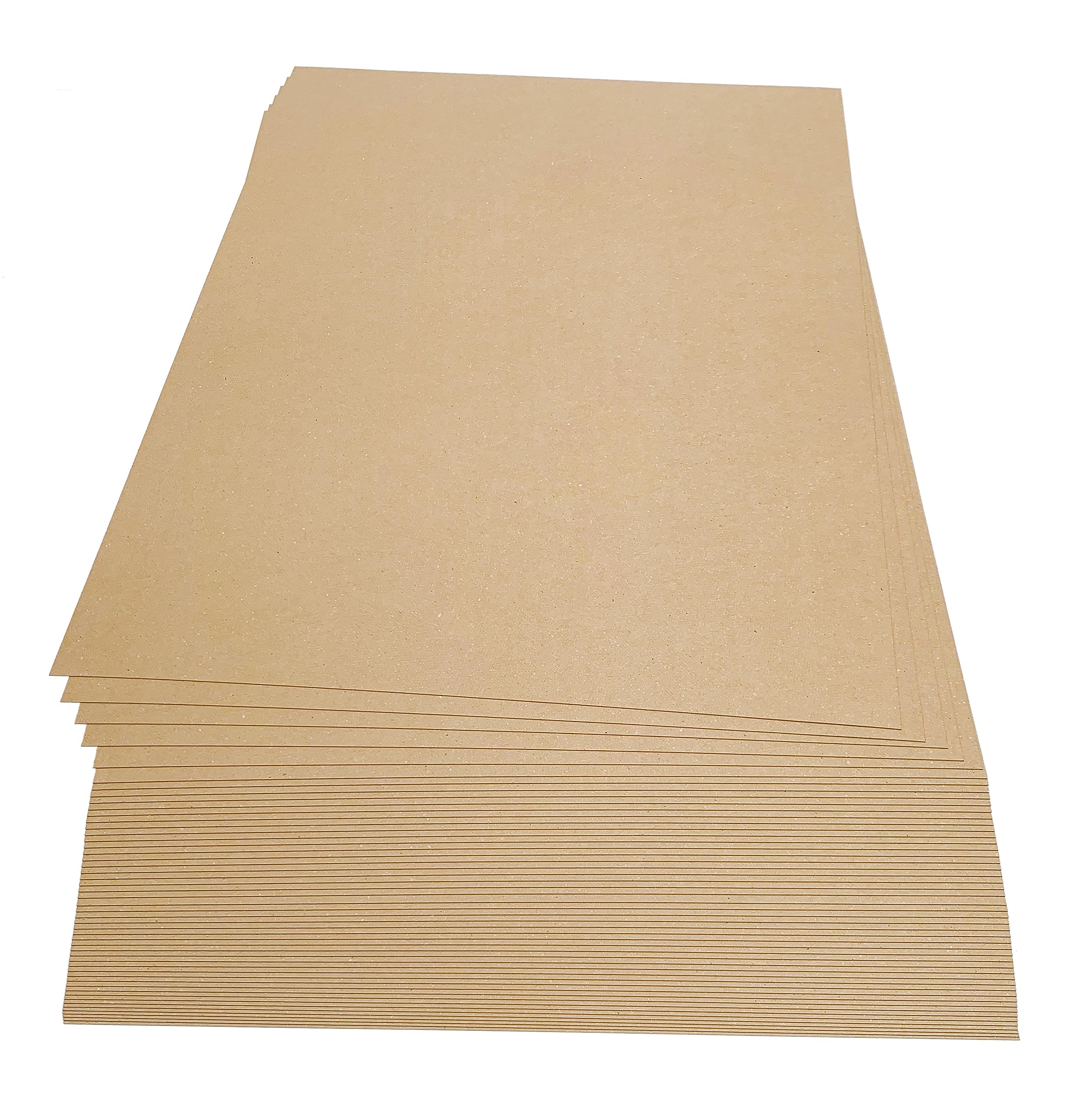

Kraft Paper vertical A3 size 320 x 440mm Forest Recycled Paper (approx. 0.53mm thick), 400g/m², grain, (slightly larger) (50 sheets), Certified, 100%