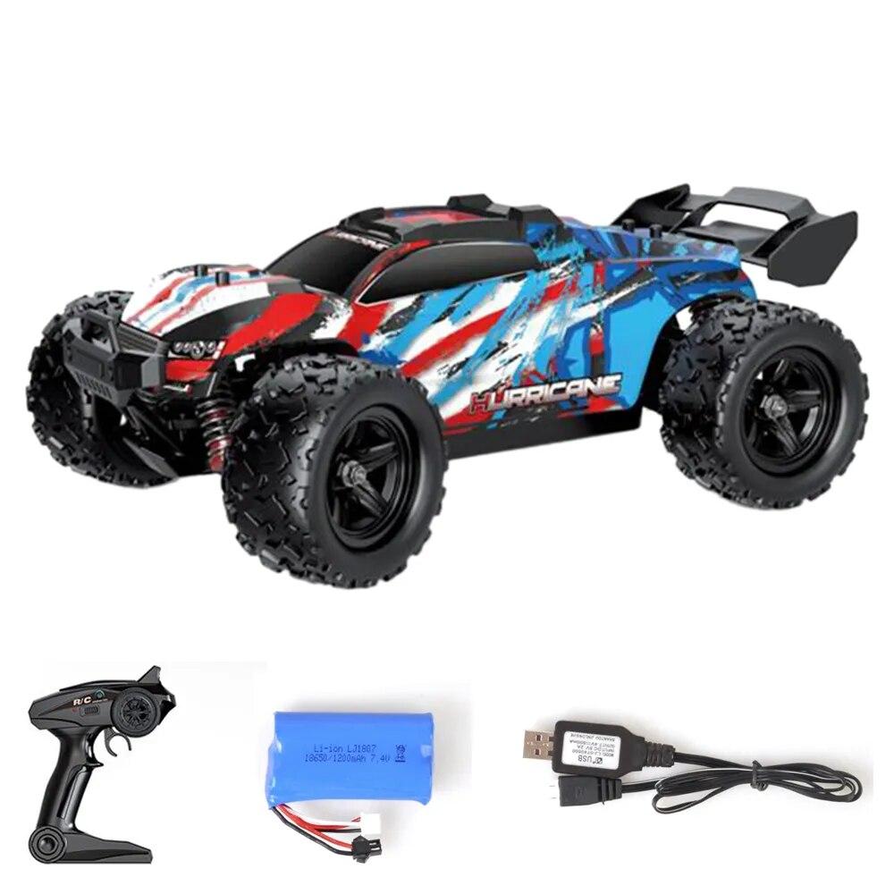 New 4WD Rc Car 2.4GHz Rc Car All Terrain High Speed Car Monster Truck 45 Km/h 1:18 Off-road Truck Toy Children Birthday Gift