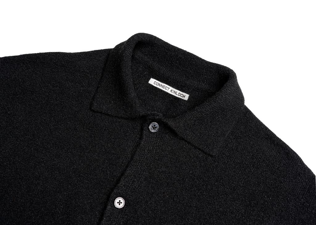 Connect Kinloch Bare Collar Knit Cardigan [Black]