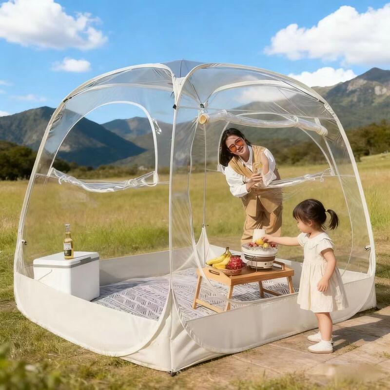 Outdoor Transparent PVC Starry Sky Camping Tent 300x300x205CM