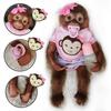 50cm Simulated Monkey Doll Reborn Doll Regenerated Doll Children's Toy