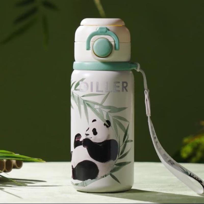 Diller Confident Bear 620ml Insulated Straw Bottle