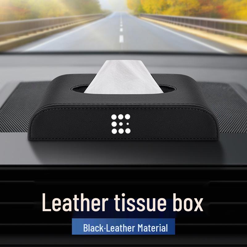 

Blue Current E5/E3 Car Leather Tissue Box for Interior Use
