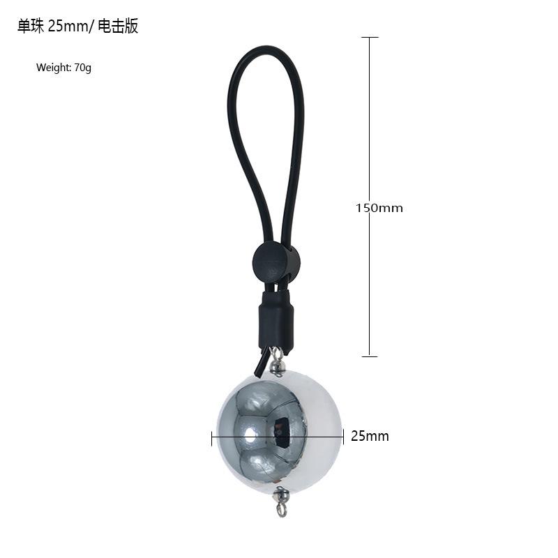 Electric Shock Penis Pendant Physical Stretching Exercise Men's Sex Toys Adult Supplies SM Training Silicone Ring