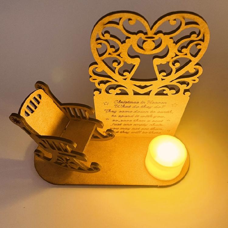 Christmas Wooden Ornament Father's Day Mother's Day Memorial Supplies