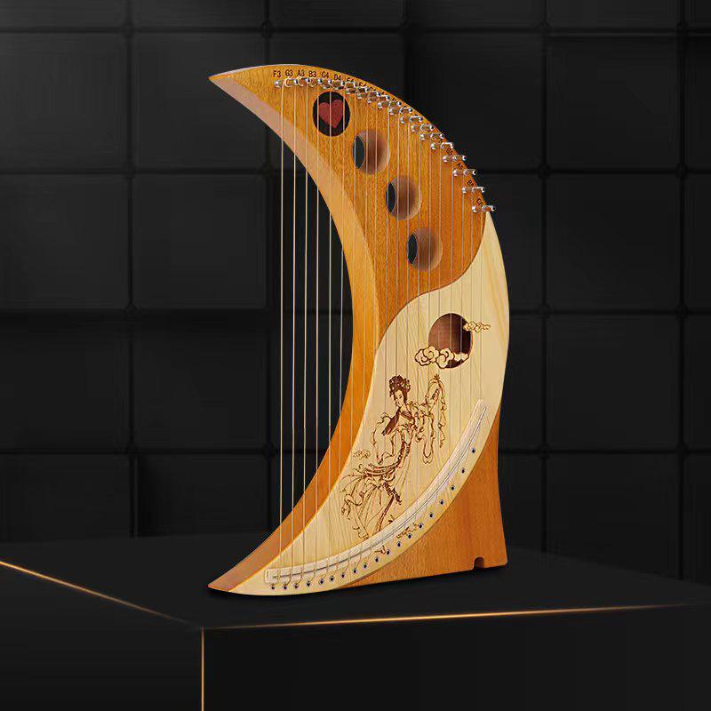 19-Tone Mini Lyre Harp - Beginner's Instrument