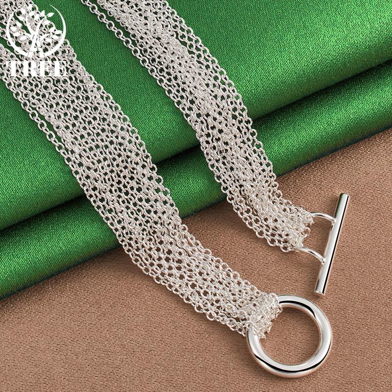 Classic 925 Sterling Silver Hollowed Heart Necklace Women Anniversary Wedding Party Gift Accessories Beautiful Romantic Jewelry