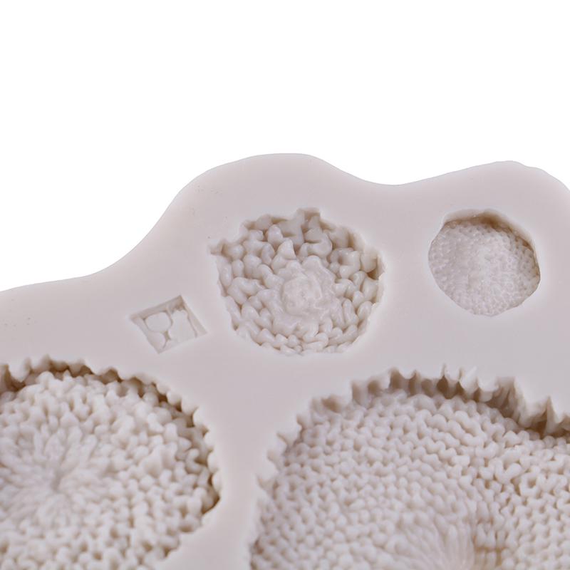 Vivid Daisy Sunflower Stamen Silicone Mold Fondant Mould Cake Decorating Tool