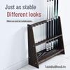 JINGGENG Floor-Standing 10-Hole Billiard Cue Rack