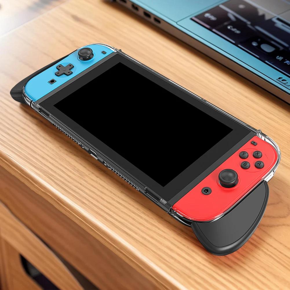 For Switch2 Protective Shell Anti-Scratch PC Hard Cover Detachable Game Console Case with Large Medium Small Grips