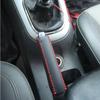 Car Leather Gearbox Shift Knob Cover Handbrake Sleeve for Chevrolet Cruze Sedan Hatchback 2009 - 2015 Internal Accessories