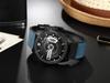 Curren 8301 Men's Leather Strap Business Calendar Watch