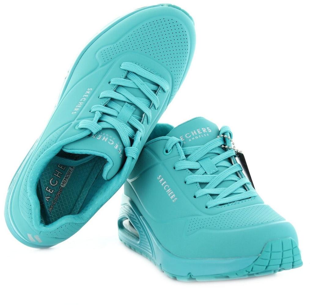 Skechers Uno - Stand On Air Women Turquoise Sneakers