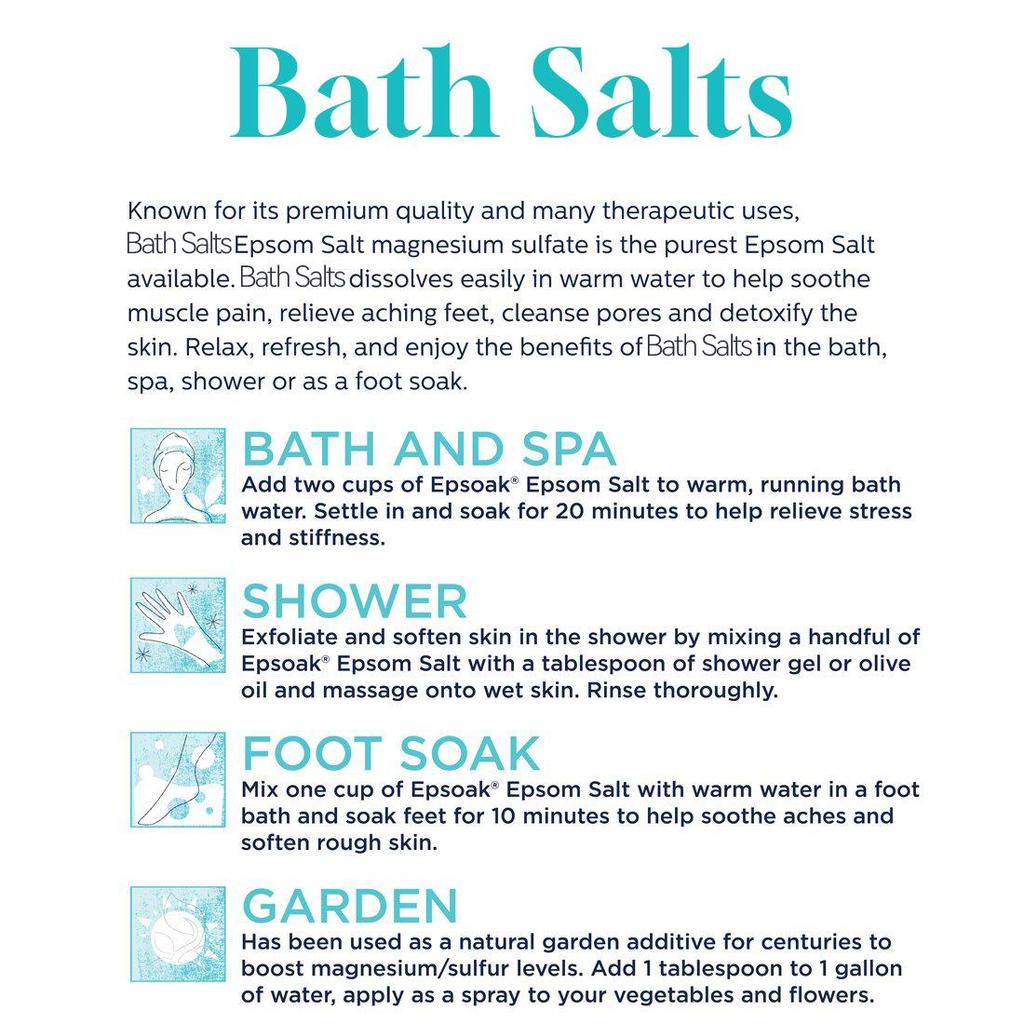 Cross-Border Magnesium Bath Flakes - 1kg Soaking Salts with Magnesium Chloride & Epsom Minerals.