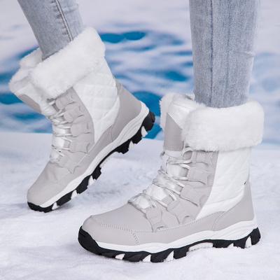 Snow Boots Winter Cotton Boots Short Boots Mountaineering Sole Boots Cotton Shoes