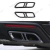 For Cadillac CT5 2020-2024 Black Steel Exhaust Muffler Tail Tip Pipe Frame Trim