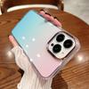 Luxury Gradient Plating Glitter Case For iPhone 11 12 13 14 15 16 Pro Max Pro Max Plus Fashion Shockproof Transparent Soft Cover