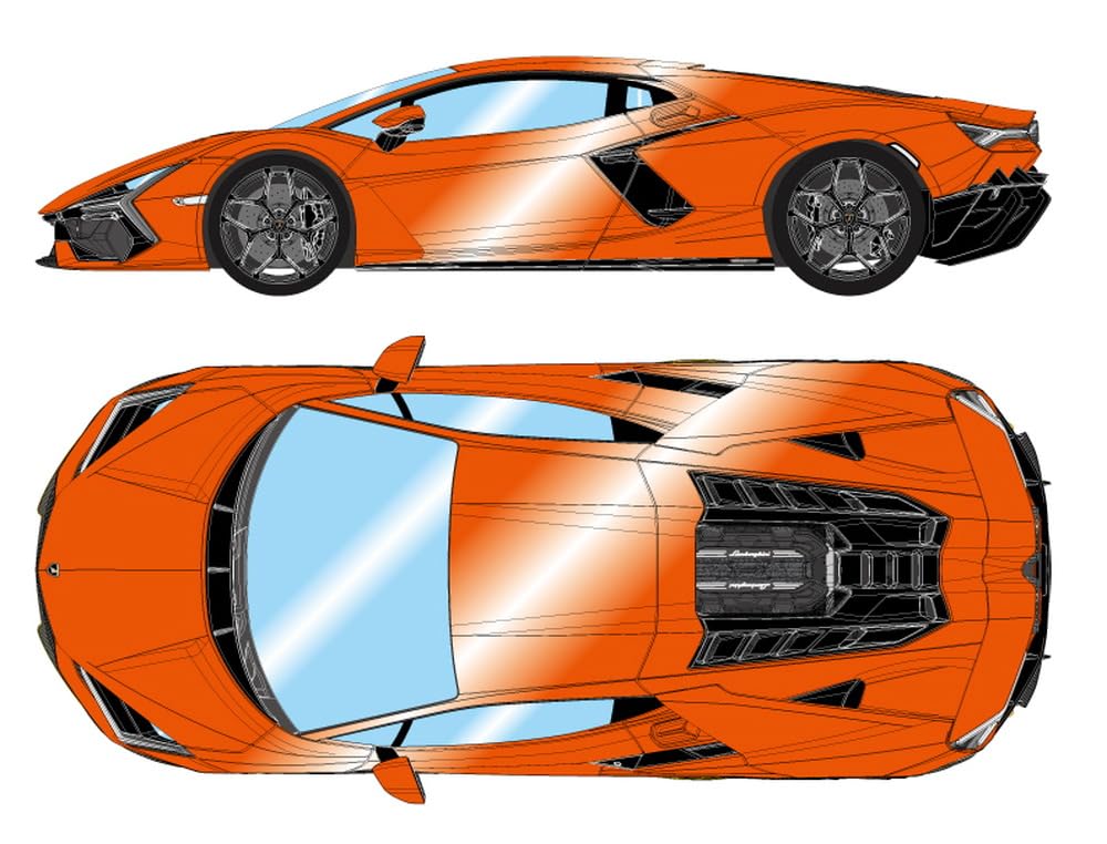 

Make up EIDOLON COLLECTION 1/43 Lamborghini Revuelto 2024 (Altanero Wheels) Finished Model EM739A