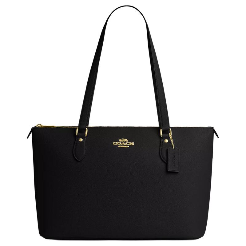 Coach Gallery 37 Metalllogo Oberteil Recycelte Leder-Tragetasche Einkaufstasche Handtasche Groß Damen
