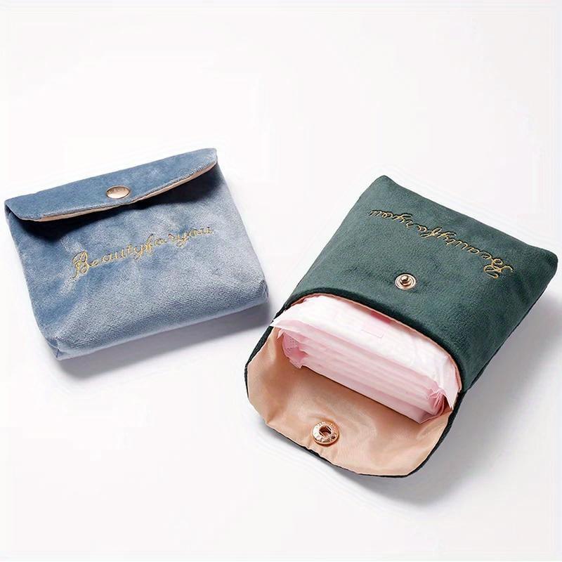 Women Cute Tampon Storage Bag Napkin Sanitary Pad Pouch Coin Purse Lipstick Earphone Organizer Case Credit Card Holder Bags