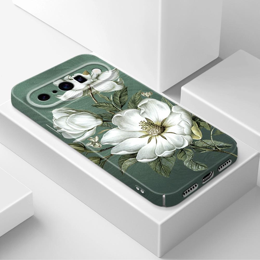 Gorgeous Magnolia Phone Case For Google Pixel 10 9 9A 8 8A 7 7A Pro XL 5G Film Hard Cover