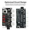 DC 5-24V 5A 4 Way PWM Fan Speed Control Intelligent Temperature Control Cooling Temperature/Speed Display DC Motor Controller