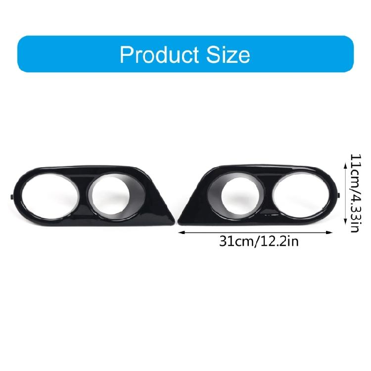 Replace 51112695255 51112695256 for E46 2 Door 2001-2006 Auto Accessories Car Front Bumper Fog Light Lens Cover