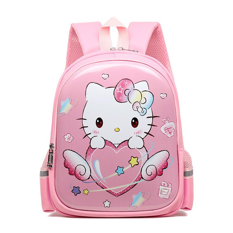 

Kuromi Melody Spider Man Elsa Kids Backpack With Breathable Air Cushion Straps For School Girls HelloKittyPink