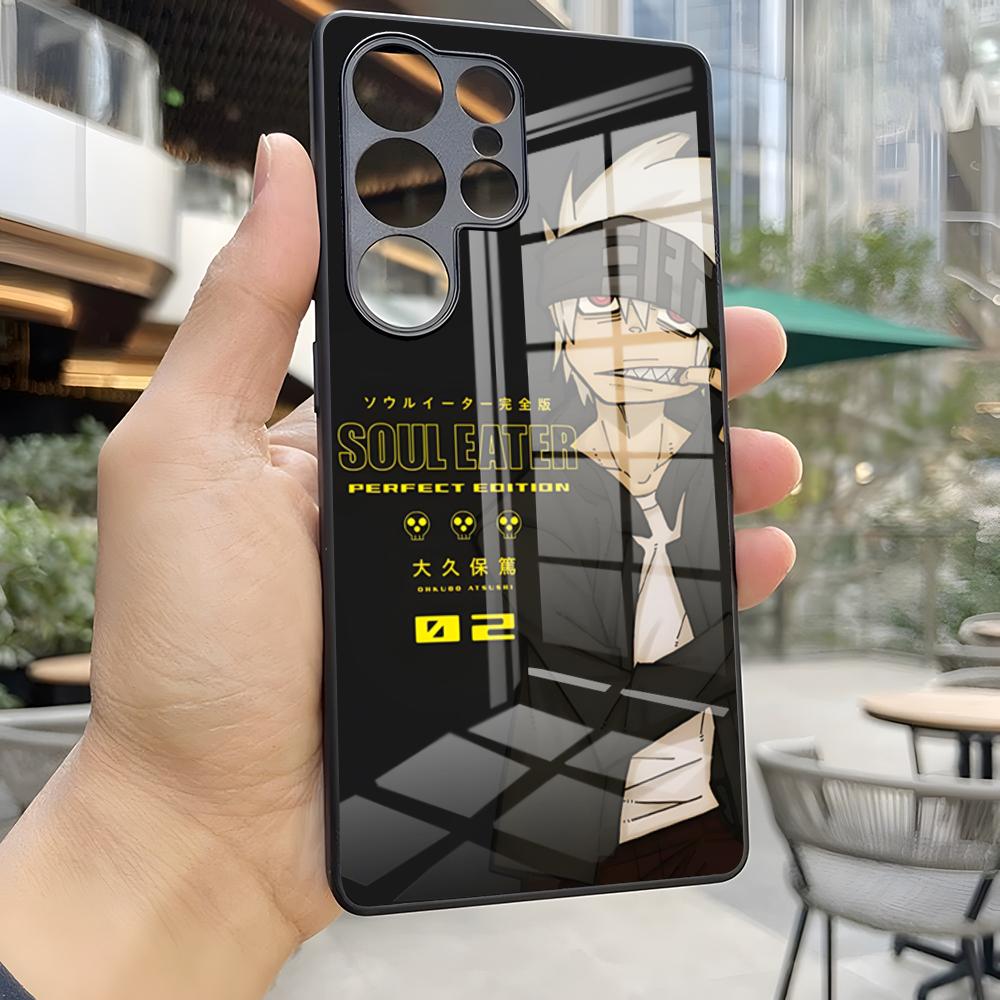S-Soul Eater Phone Case For S25 Ultra Samsung S26 S24 Fe S22 S20 S23 21 Plus A54 A34 A53 A16 Glass Cover