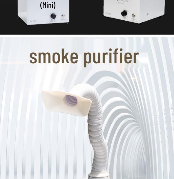 Mobile Moxibustion Smoke Extractor & Purifier for Soldering, Welding, Repair Dust.