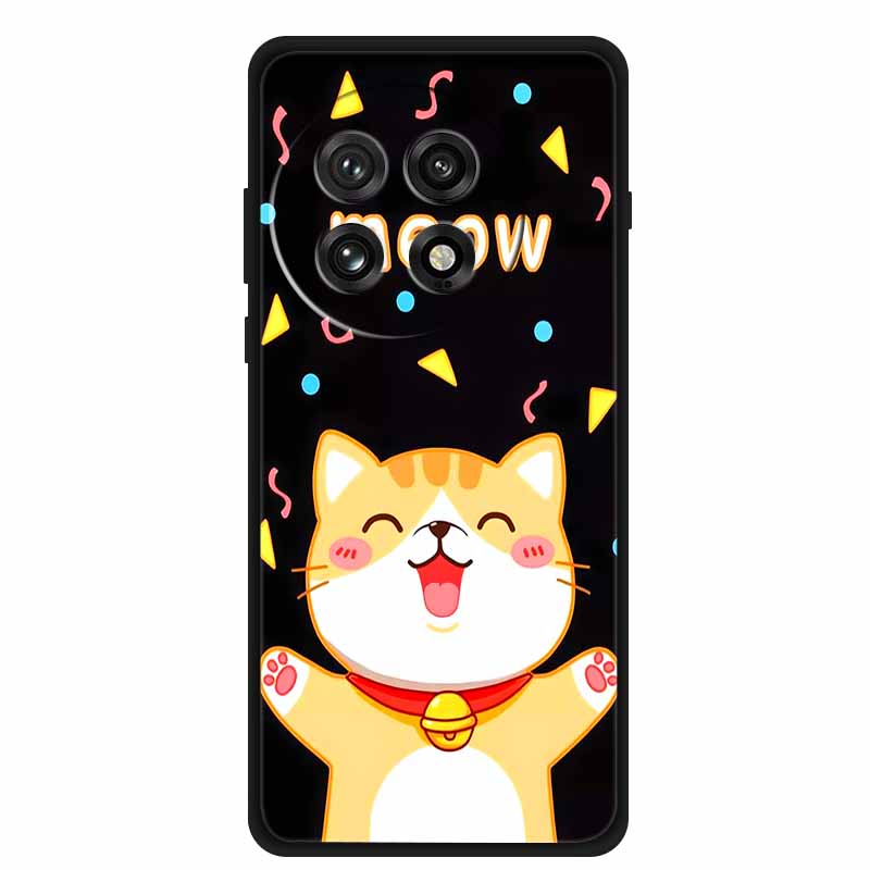 Hoesje Voor OnePlus 13R 13 R Schokbestendige Bumper Luxe Bloemenprint Zachte Siliconen Cover Voor OnePlus13R 5G Bumper 1+ 13R Telefoon Funda
