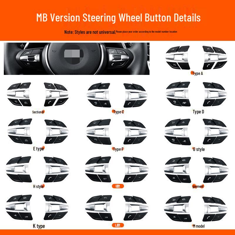 BMW M Series Steering Wheel Multi-Function Cruise Control Button - 3, 5, 7 Series, X5