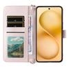 For vivo V60 5G Case with Shoulder/Wrist Strap Leather Phone Cover Stand Wallet