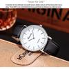 Business Watch Luxurious Casual Quartz Leather Lightly Embossed Leather Strap Mens Watch Suitable Gifts for Men