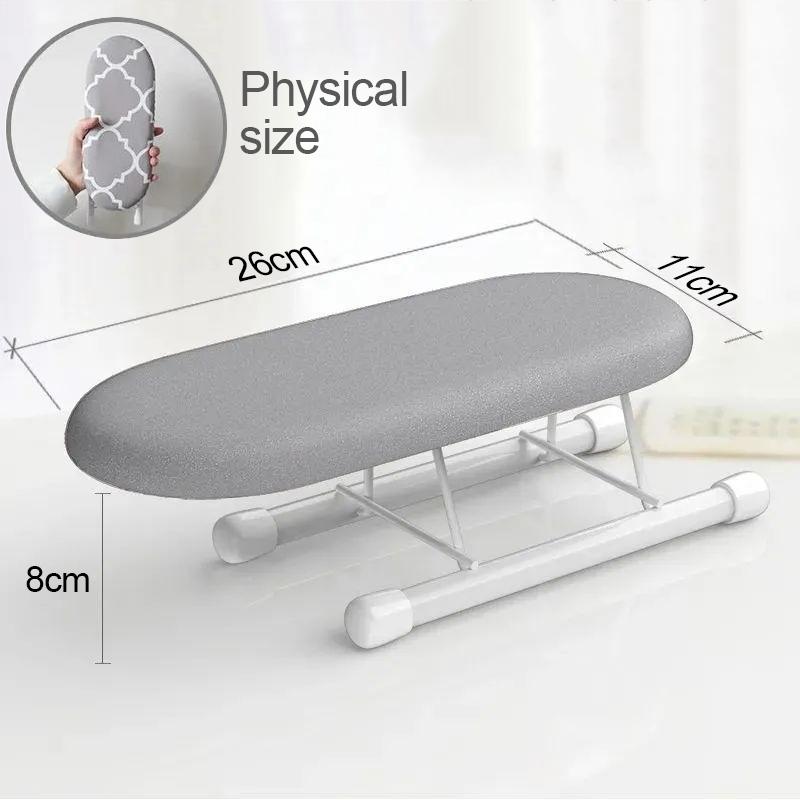 Portable Mini Ironing Board Rack Table Foldable Ironing Board Iron Plate Pad Easy Storage Clothes Care Accessory TYB005