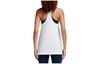 Nike Tank Tops Women's White U Neck Thin Straight Fit 726077-100