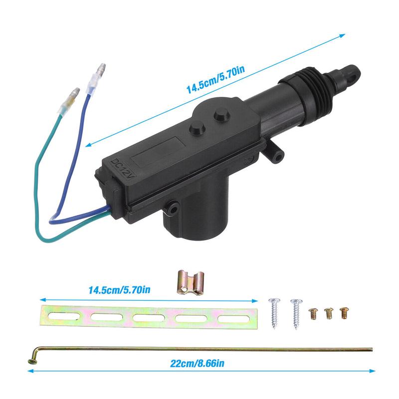 2PCS Door Lock Actuator Door Actuator Power Door Lock Kit Power Door Lock Actuator Power Door Lock Conversion Kit Universal