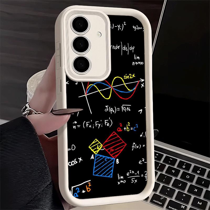 Physics Chemical Mathematics Soft Phone Case for Samsung Galaxy A17 A16 A26 A36 A56 A15 A25 A35 A55 A14 A24 A34 A54 A13 A23 A33