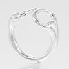 HERMES Nausicaa Ring Silver925 #5.1(US Size) 5.4g Women Used