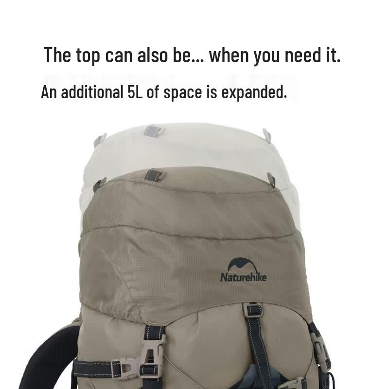 Naturehike 70L Lightweight Multi-functional Hiking Backpack