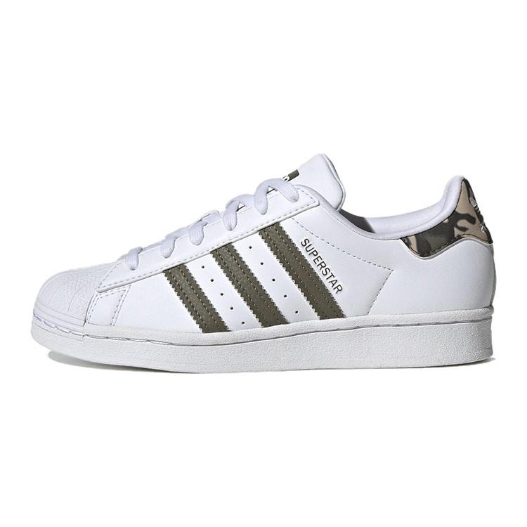 (GS) adidas Superstar White Camo Kids HQ4287 EU 36