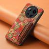 Flower Style Pu Leather Magnetic Phone Case for Xiaomi 17 Ultra MI15 Pro Max 15t 14U 14t 13t Detachable Card Holder Wallet Cover