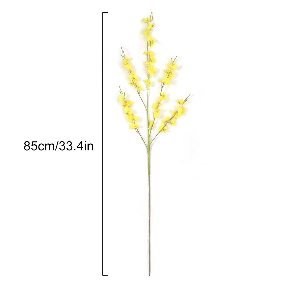 46/85CM Yellow Artificial Flowers Bouquet Silk Fake Flowers for Home Room Decor Garden Wedding Decoration Outdoor Vase Ornament