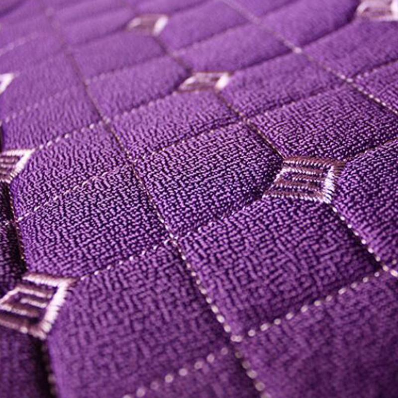100*148cm Cotton Linen Quilted Fabric Sponge Embroidery Pattern Fabric For Diy Car Interior Seat Cover Upholstery Sofa Material