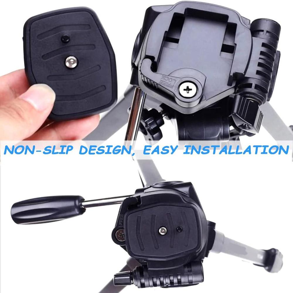 2x Universal Quick Release Plate Adapter For Digital Camera Tripod Mount Support