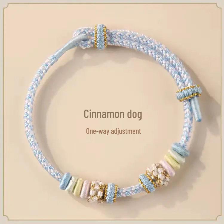 Handmade Dunhuang Color Pan Chang Knot Rope Jewelry Accessory for Men and Women