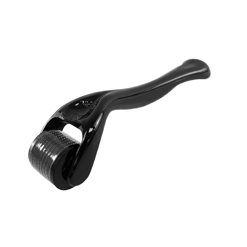 Derma Roller Microneedling Roller for Face - 0.25mm, (Black) чёрный