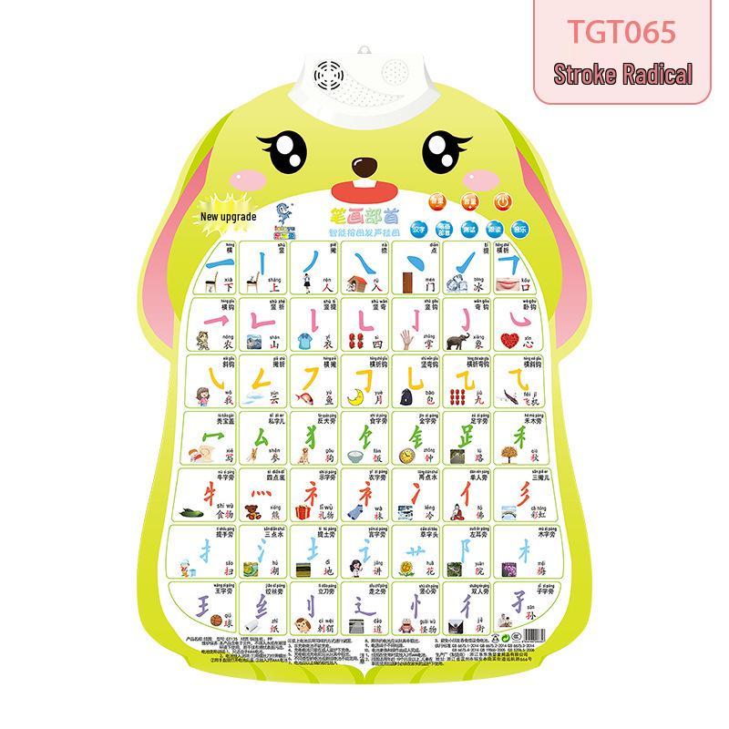 Little Rabbit Talking Wall Chart: Cute Educational Toy for Preschool Pronunciation Learning