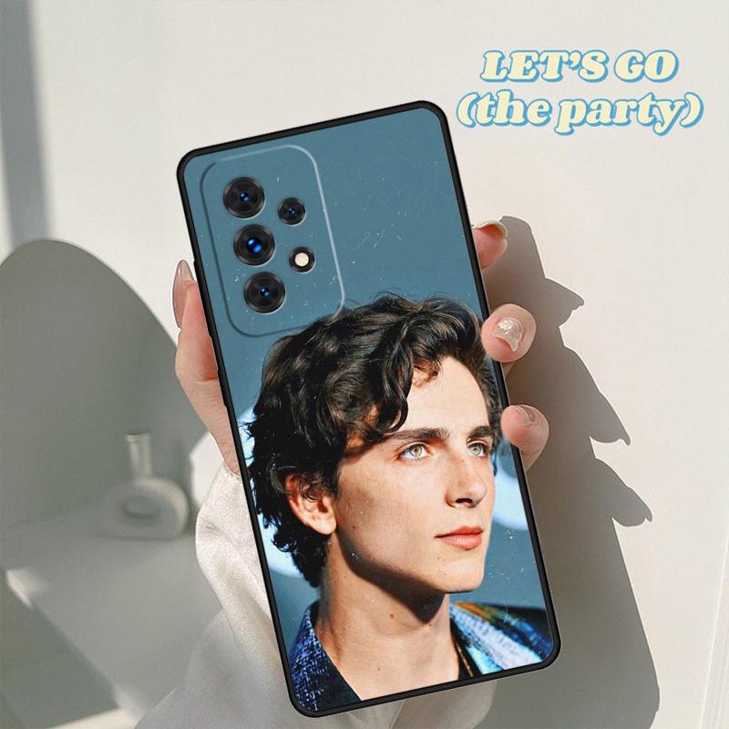 Timothee Chalamet phone case For Samsung Galaxy A42 A31 A40 A51 A71 A32 A80 A91 A52 A72 A73 A20e A21S A50 A70 A11 A12 Cover